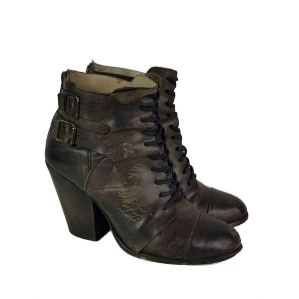 Freebird By Steven Malry Black Leather Women’s Booties